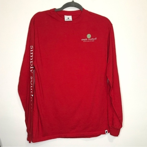 Simply Southern Womens Christmas Owls Graphic Back Long Sleeve Crewneck Top M - Picture 3 of 11